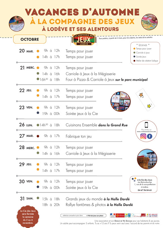 programme vacances